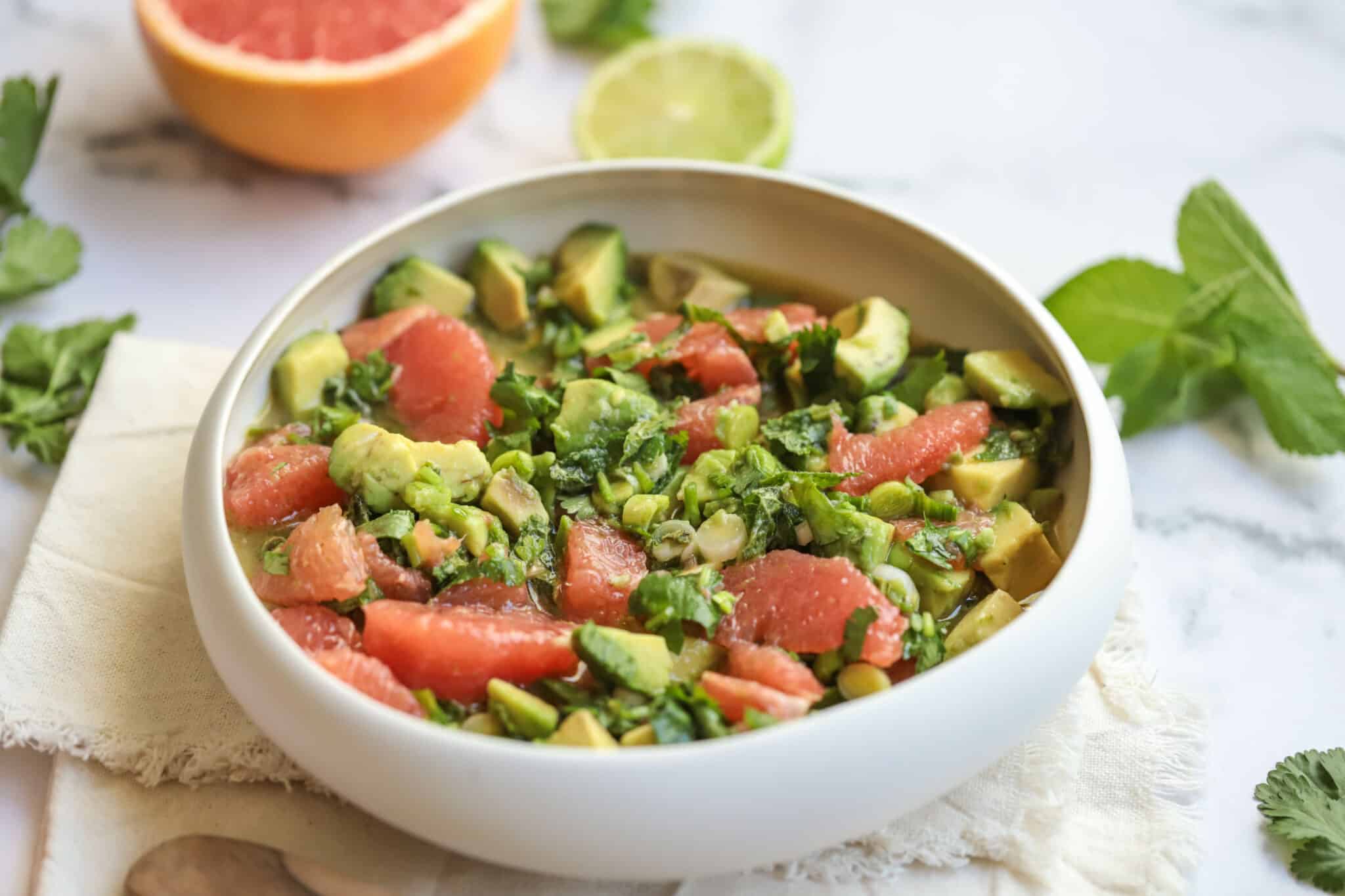 Grapefruit & Avocado Salade (recept)