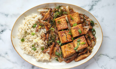 Japanse Teppanyaki-Style Tofu Steak