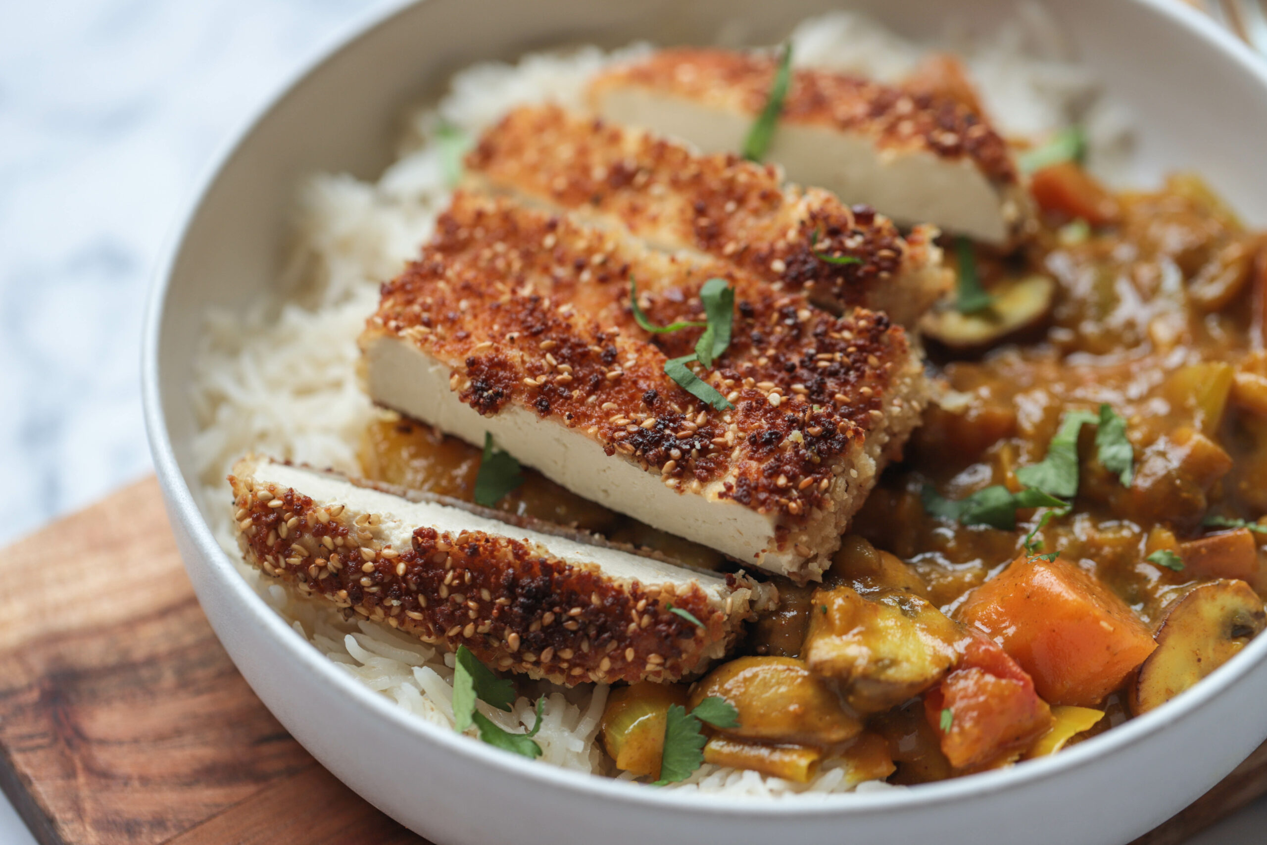 Tofu Katsu Curry Nutrifoodz