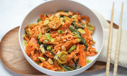 Pittige gochujang noedels