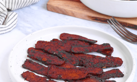 Smoky Maple-Glazed Tempeh Bacon