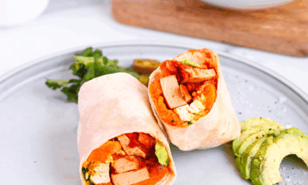 Ontbijt Burrito met Zoete Aardappel Sweet Potato Breakfast Burrito