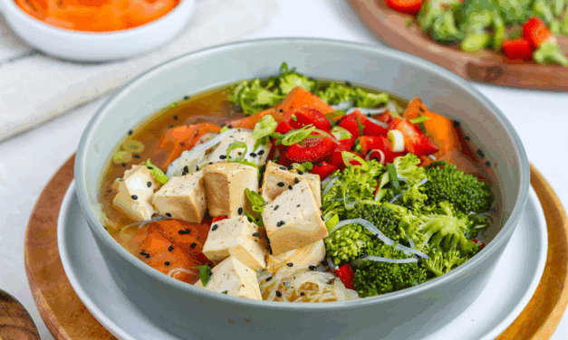 Instant Vermicelli Tofu Soep