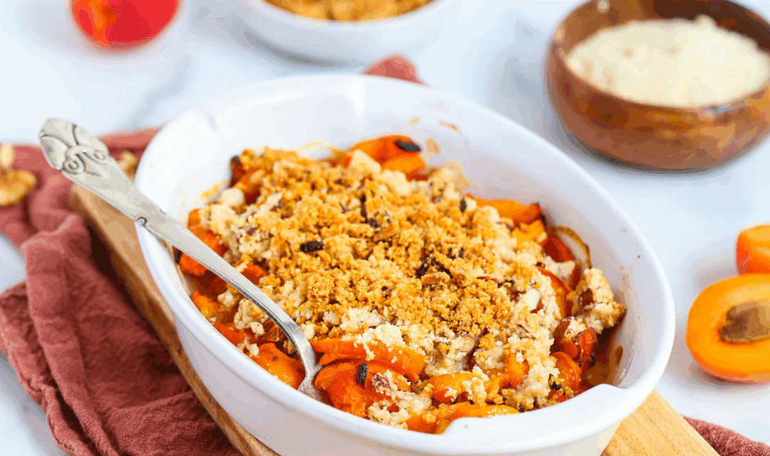 Abrikozen Crumble