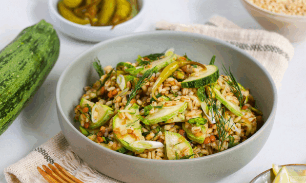 Gerst Salade met Linzen & Courgette