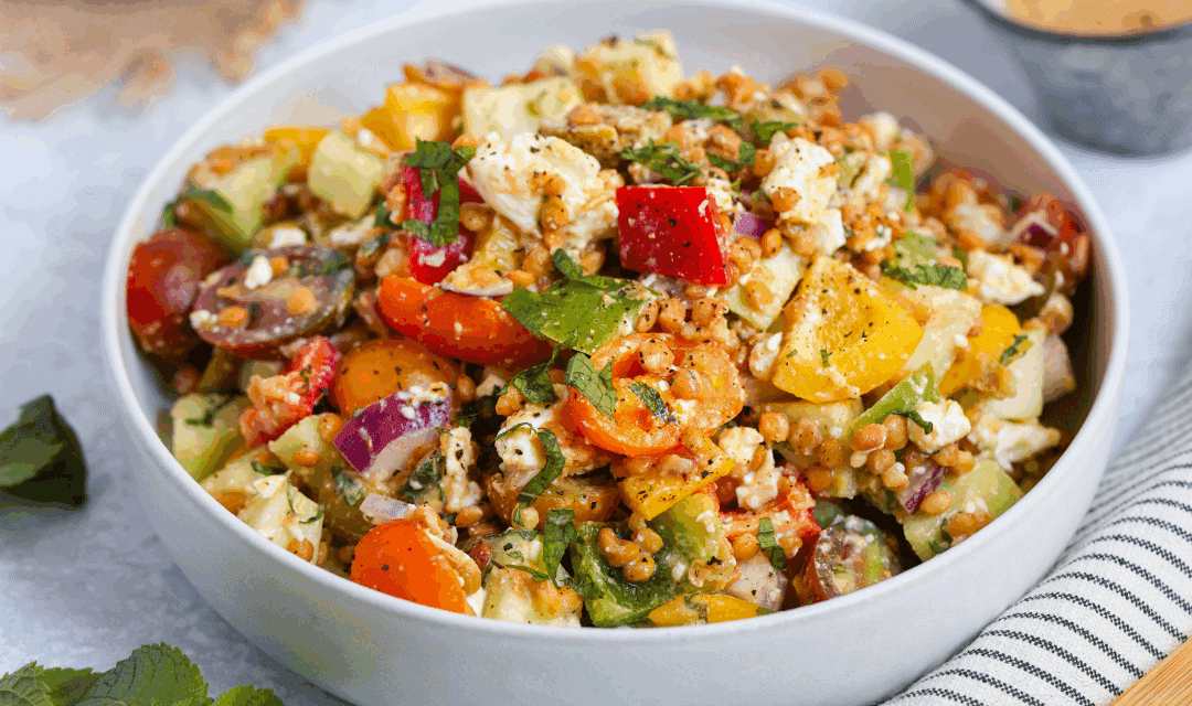 Griekse Linzensalade