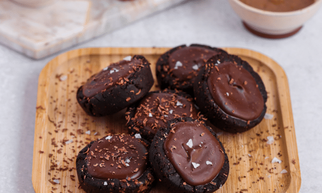 Chocolade-Pindakaas Cups met Ganache